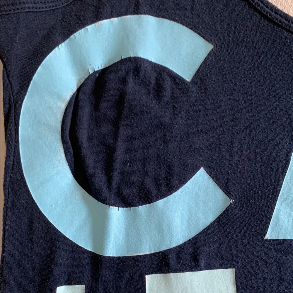 Navy Blue Maxi Dress with California Print - Picture 5 of 14